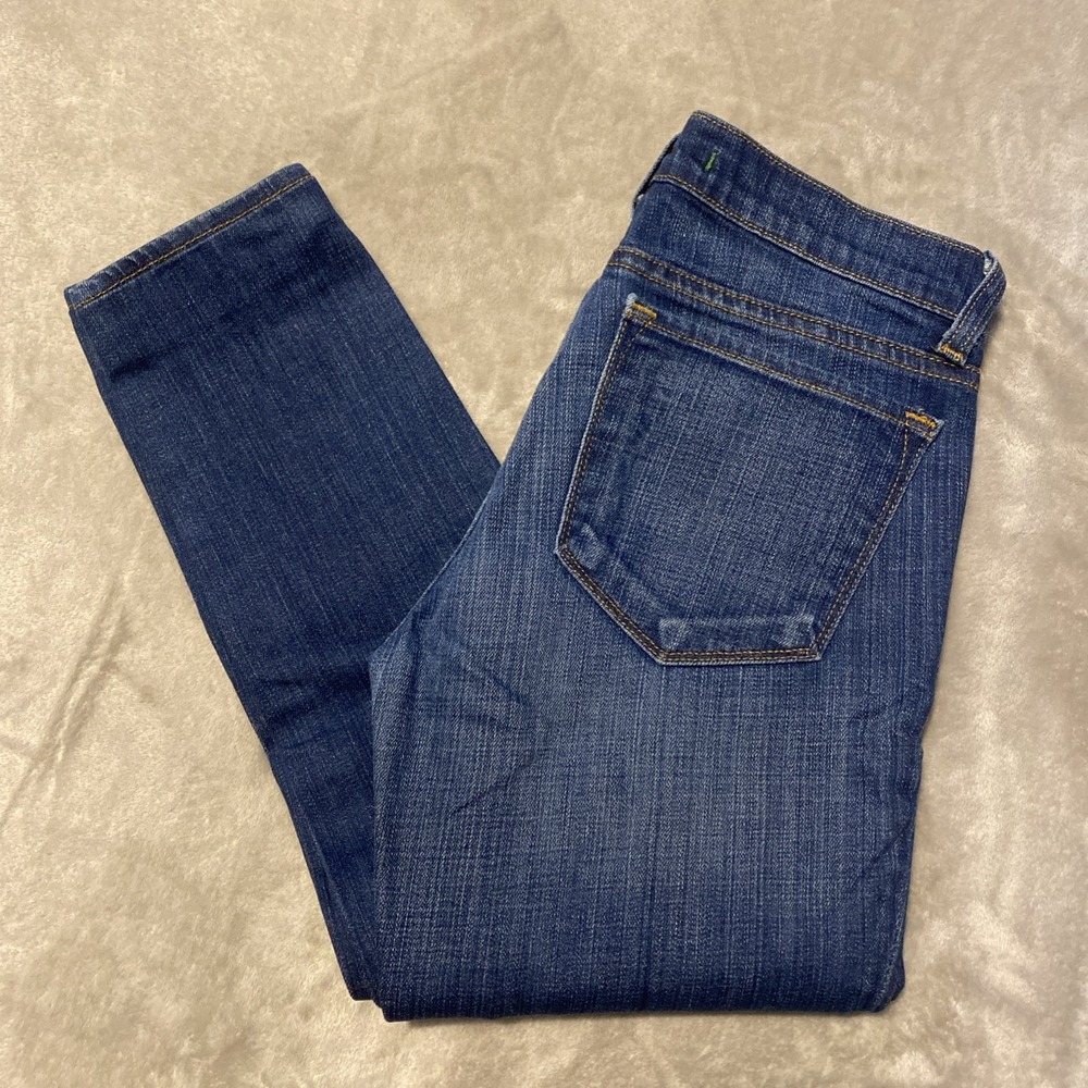J Brand Jeans Women Sz 27 Blue Bayou‎ Skinny Stretch Hipster Preppy USA Made